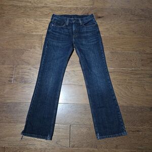 Levi's 527 Slim Bootcut Mens Jeans 30x32 Dark Blue Wash 100% Cotton Denim Pant